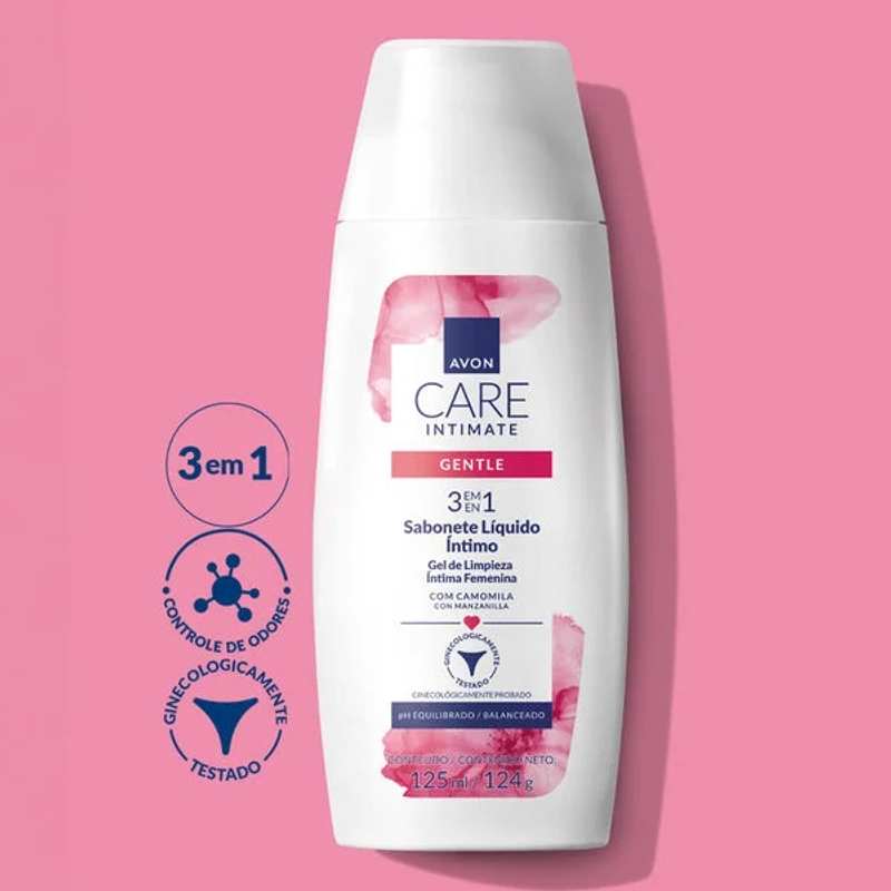 Avon Care Intimate Gentle Sabonete Líquido Íntimo 125ml
