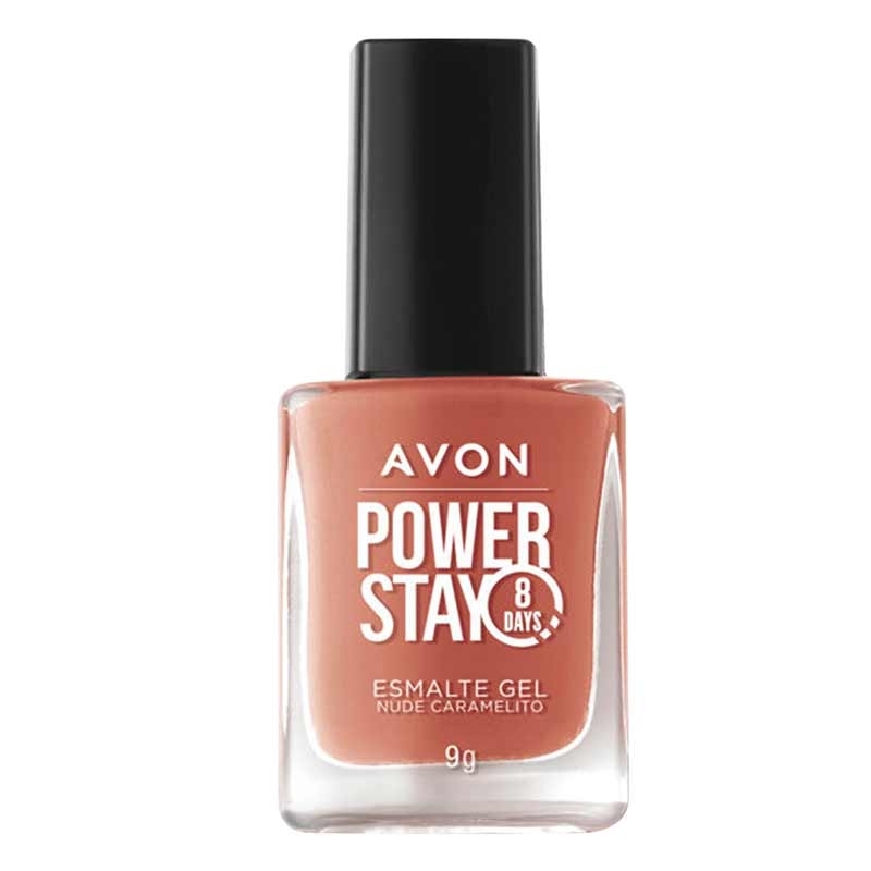 Avon Powerstay Esmalte Gel Nude Caramel - 9 g