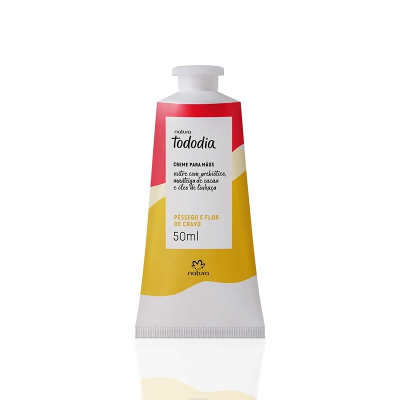 Creme nutritivo para mãos tododia pêssego e flor de cravo - 50 ml