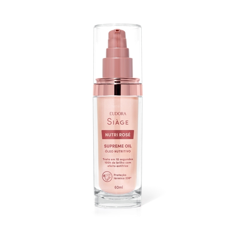 Óleo Capilar Supreme Oil Siàge Nutri Rosé 60ml - Eudora