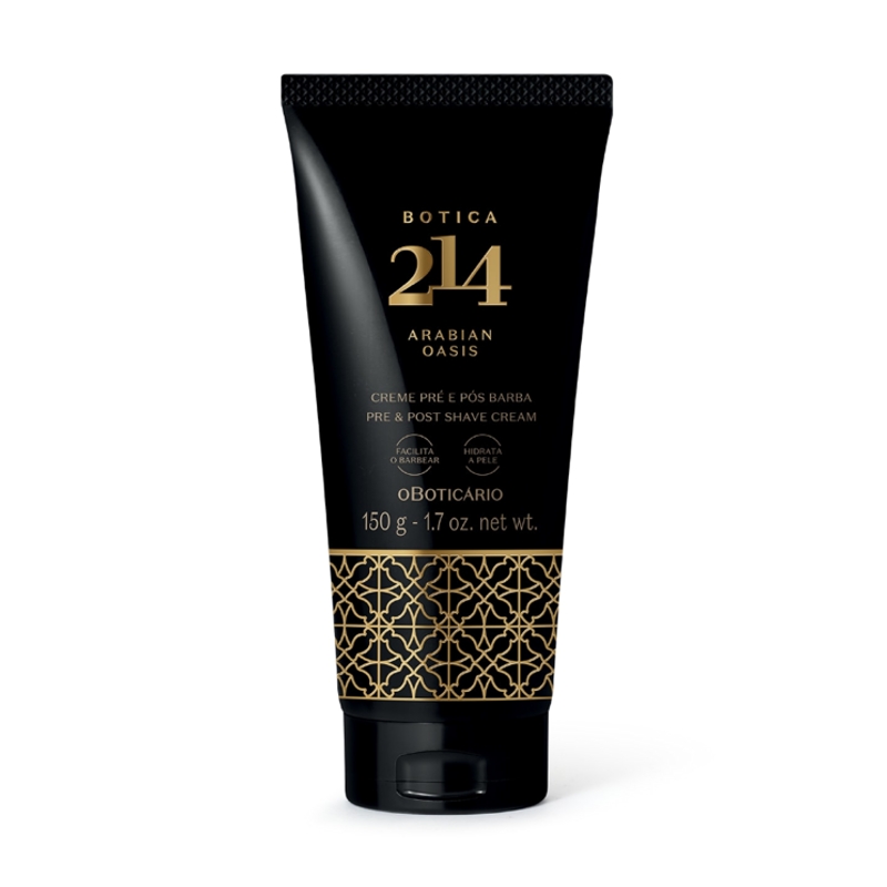 Creme Pre e Pos Barba Botica 214 Arabian Oasis 150g