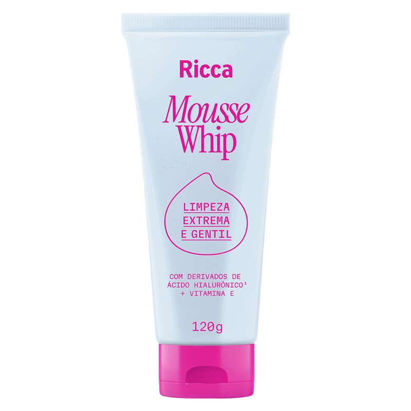 Sabonete Whip Ricca - Sabonete Espumado Facial Ricca