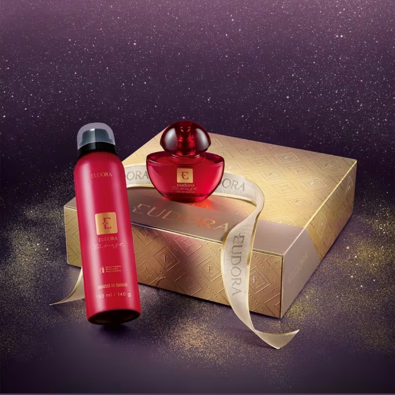 Presente Edp Rouge: Mousse De Banho 150ml + Eau De Parfum 35ml - foto 3
