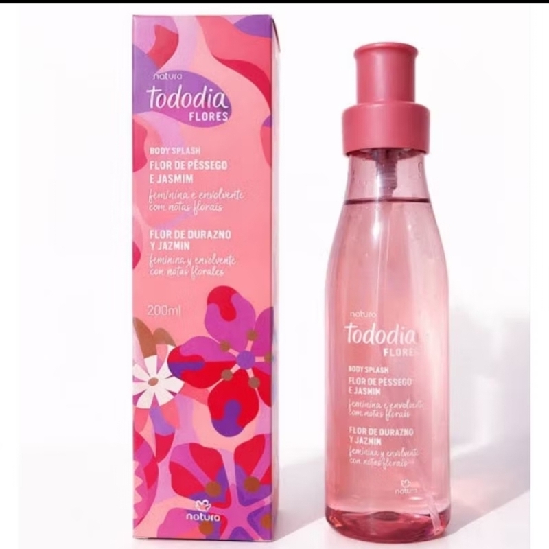 Body Splash Flor de Pessego e Jasmim