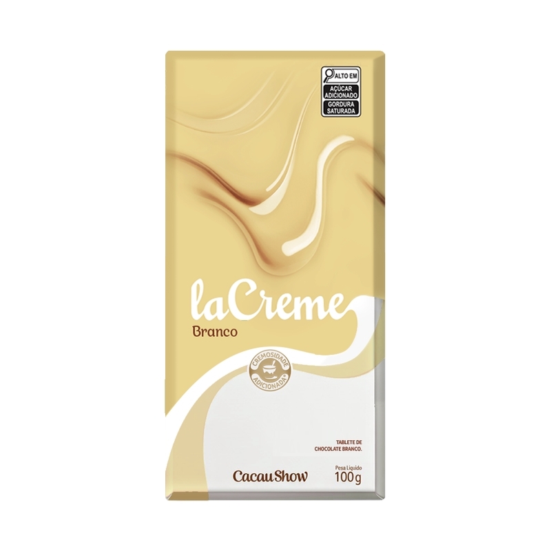 Tablete laCreme de Chocolate Branco 100g