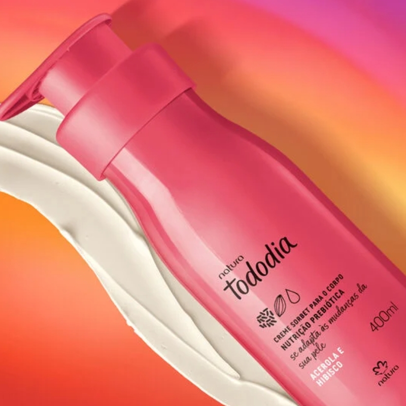 Creme Corporal 400ml TodoDia Acerola e Hibisco - foto 2