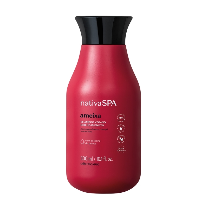 Shampoo Para Cabelos Luminosos Nativa Spa Ameixa 300Ml