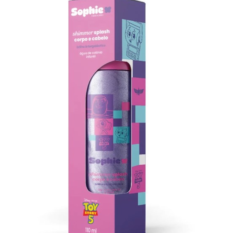 Shimmer Splash Corpo e Cabelo Sophie Toy Story 5 Brilho Intergaláctico 110ml - foto 2