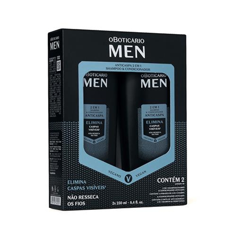 Kit Shampoo E Condicionador 2 em 1 Men (2 itens)