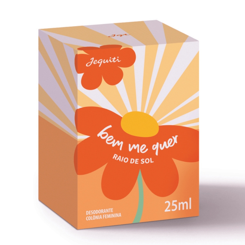 Bem-Me-Quer Raio De Sol Desodorante Colônia Feminina Jequiti, 25 ml - foto 3