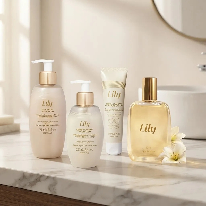 Combo Cabelo Lily - 4 Itens