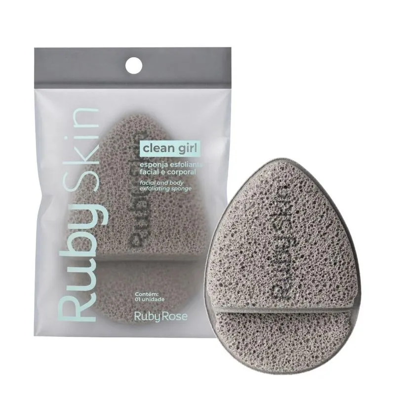 CLEAN GIRL ESPONJA ESFOLIANTE FACIAL E CORPORAL 10,12G