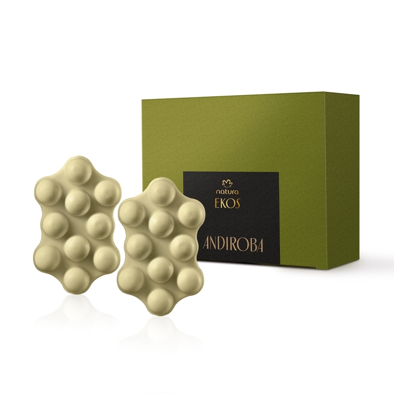 Cx Sabonete Andiroba Massageador 2unids 100 g