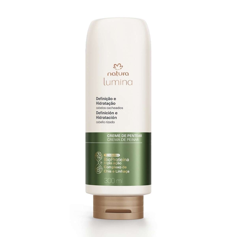 Creme de pentear de definição - cabelos cacheados - 300 ml