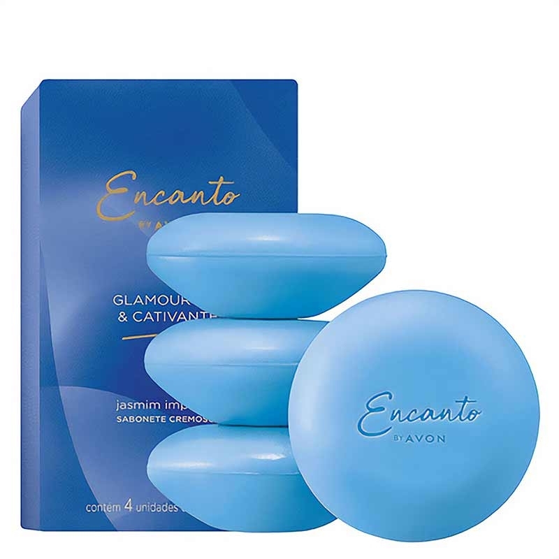 ENCANTO SABONETE BARRA gLAMUROSA 4X80g - 80 g