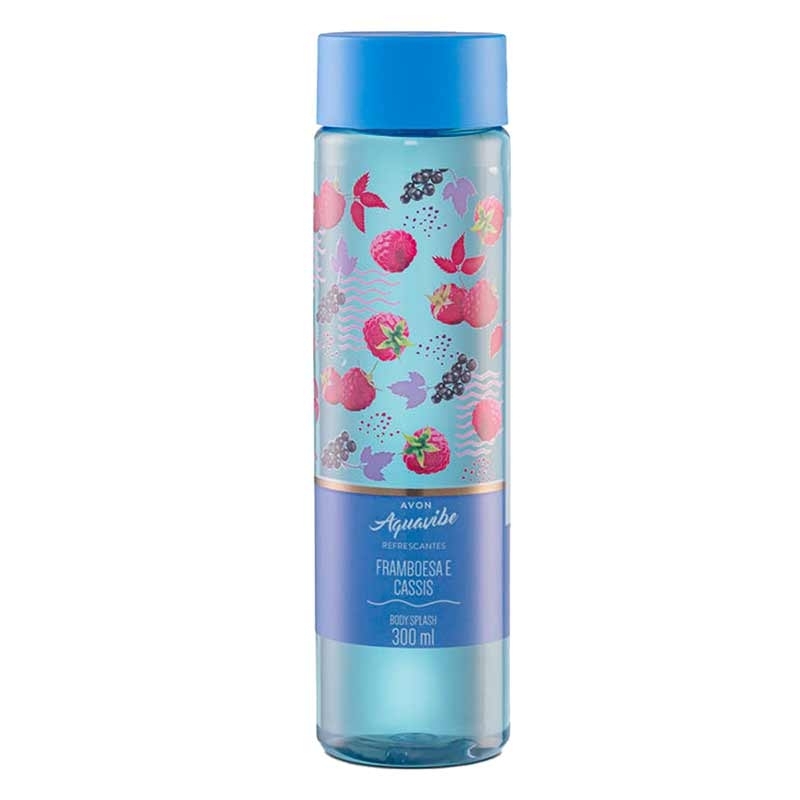 Aquavibe Colônia Desodorante Framboesa e Cassis 300ml - 300 ml