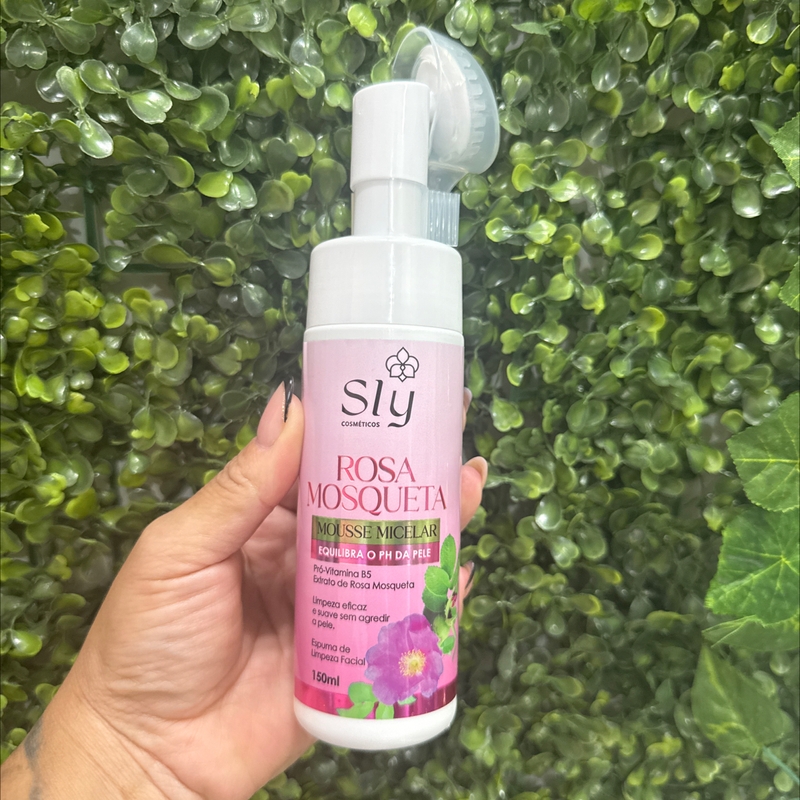 Espuma Limpeza Facial Rosa Mosqueta