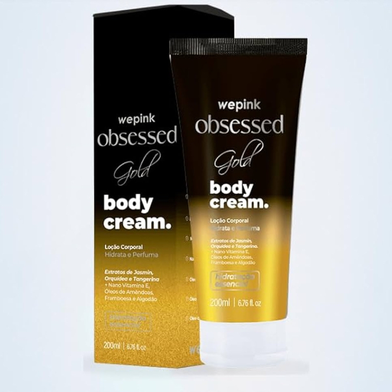 Body Cream Loção Corporal Obsessed Gold