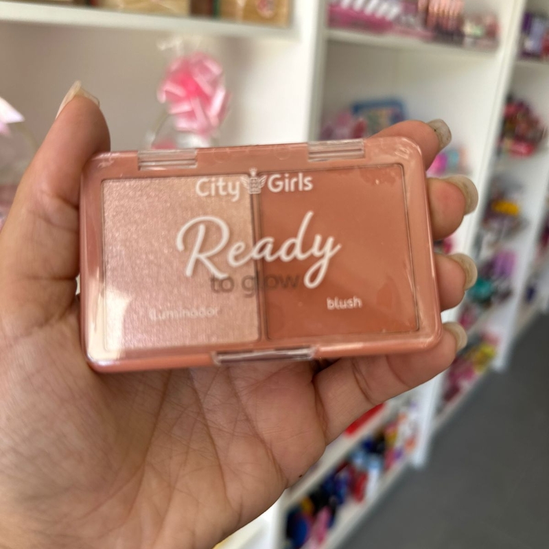 Blush E Iluminador  Ready