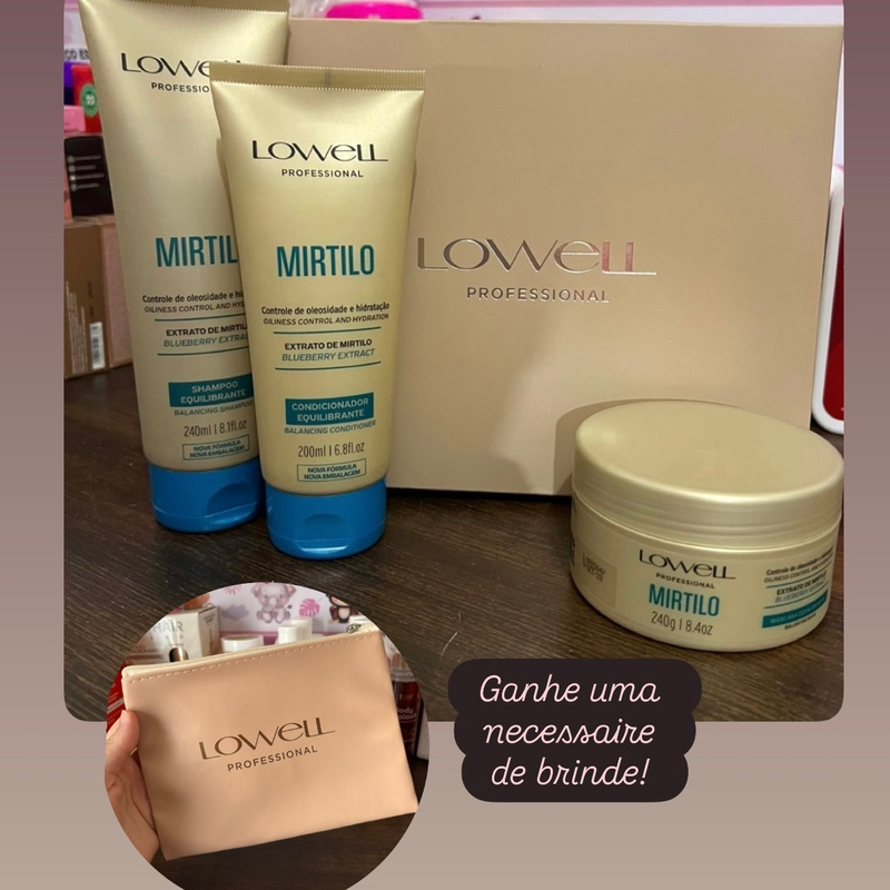 Kit Capilar Mirtilo Lowell (Brinde)