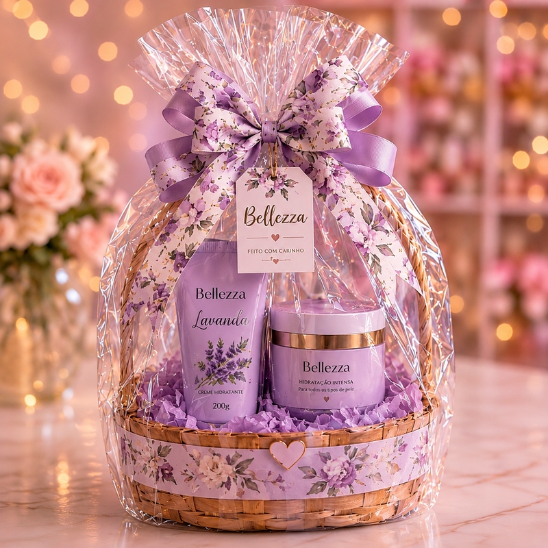 Kit Luxo Floral Lavanda
