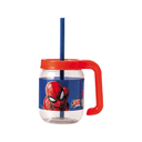 Caneca Mason Jar Homem-Aranha 450ml - 450 ml