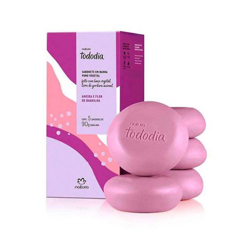Caixa c/5 Sabonetes Ameixa e flor de baunilha