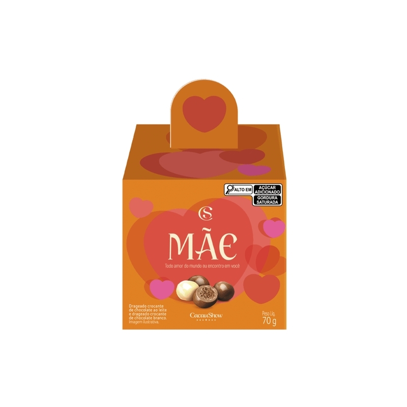 Mini Cubo com Drageados Mezzo 70g