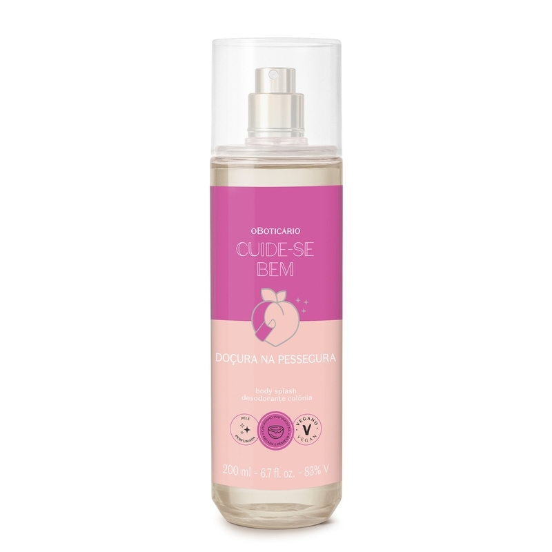 Body Splash Cuide-Se Bem Doçura Na Pessegura 200Ml