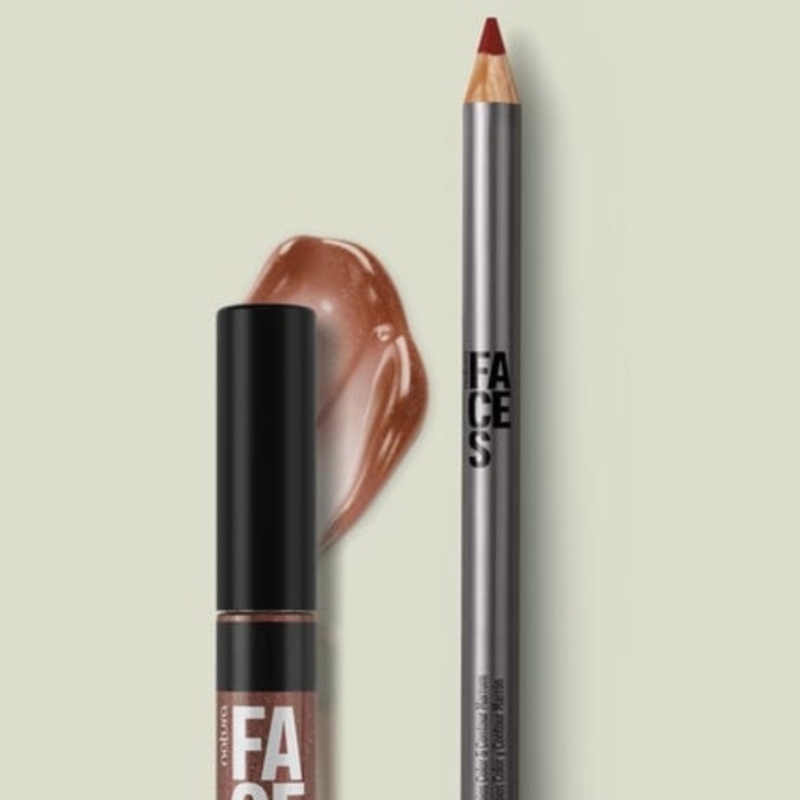 Kit Faces - Batom E Lapis Labial