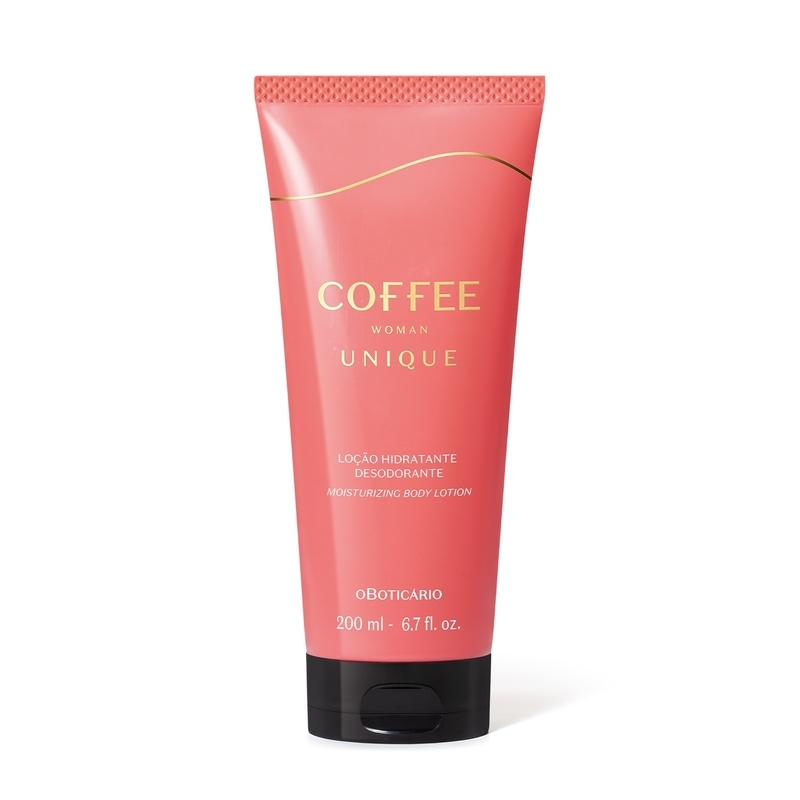 Loção Hidratante Desodorante Corporal Coffee Woman Unique Floriental Gourmand 200Ml