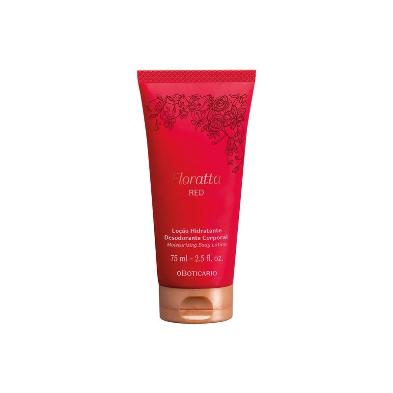 Loção Hidratante Desodorante Corporal Floratta Red 75Ml