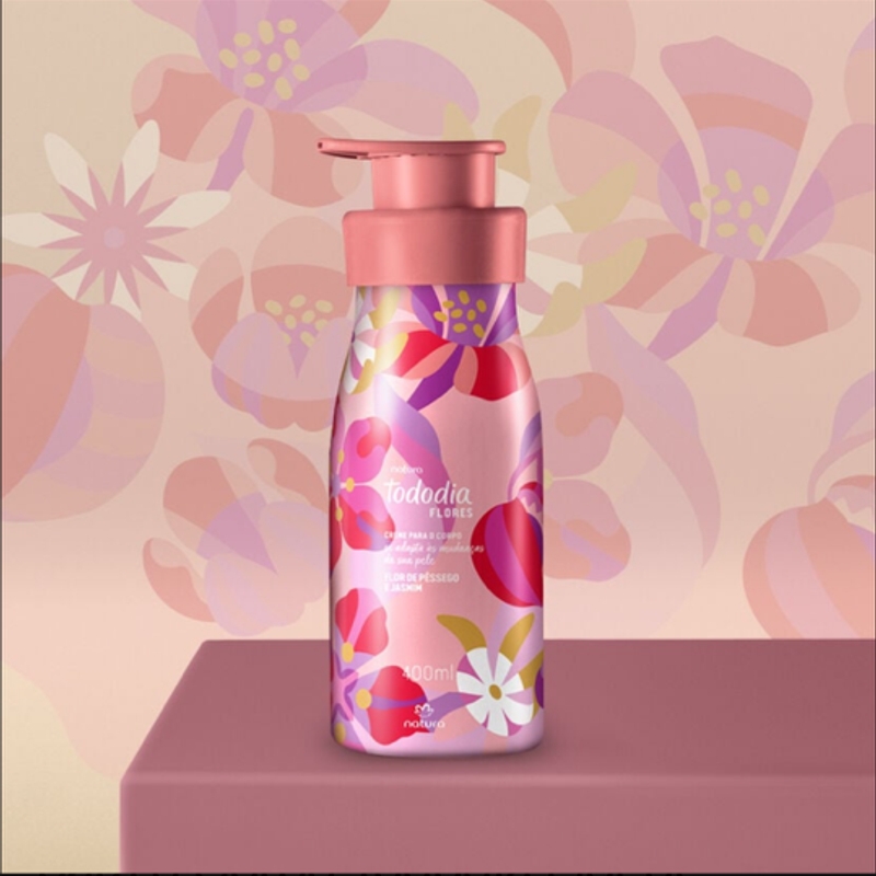 Hidratante Corporal 400ml Flor De Pêssego E Jasmim