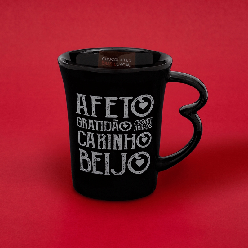 Caneca Afeto Preta