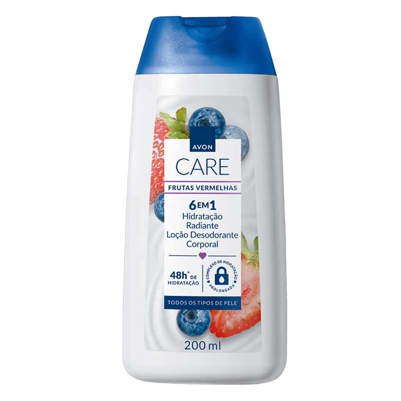 Avon Care Desodorante Hidratante Frutas Vermelhas 200ml - 200 ml