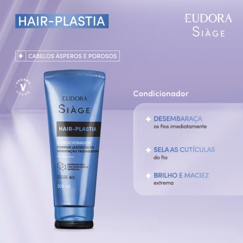 Siàge Condicionador Hair-Plastia 200ml - foto 2