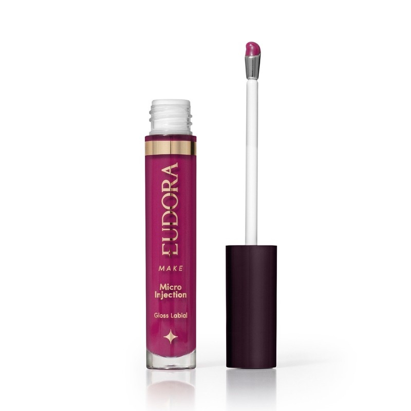 Gloss Labial Micro Injection Eudora Make Fúcsia 5,2ml