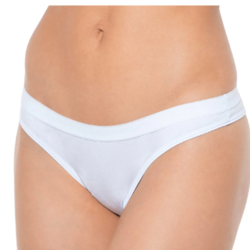 DeMillus Calcinha Calça Cavada Lithos Cotton EG - Branco