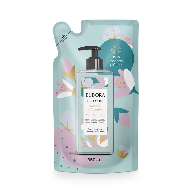 Refil Hidratante Corp. Instance Algodão e Jasmim 350ml