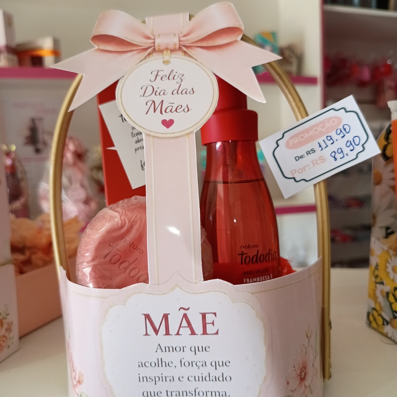 Kit Natura Bodysplash Framboesa e Pimenta Rosa