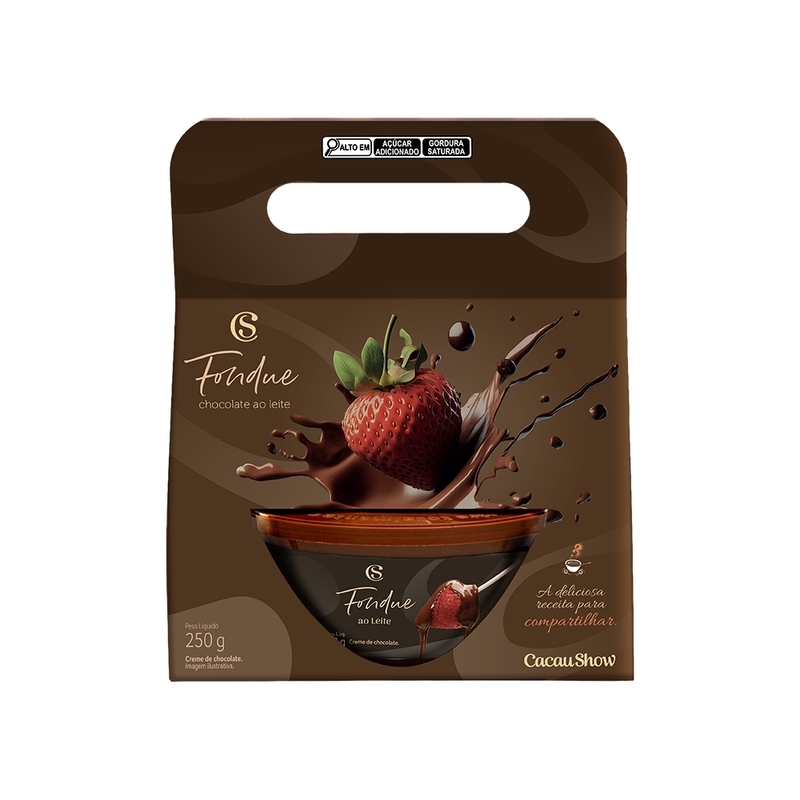 Fondue de Chocolate ao Leite Cacau Show 250g