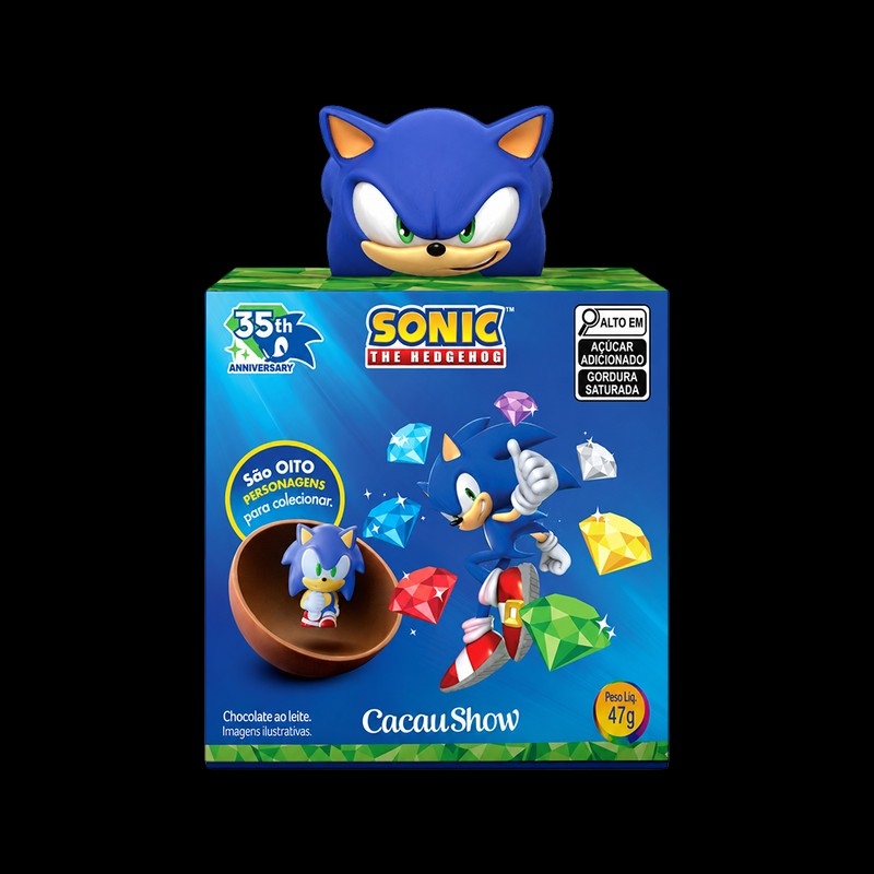 Caixa Surpresa do Sonic 47g