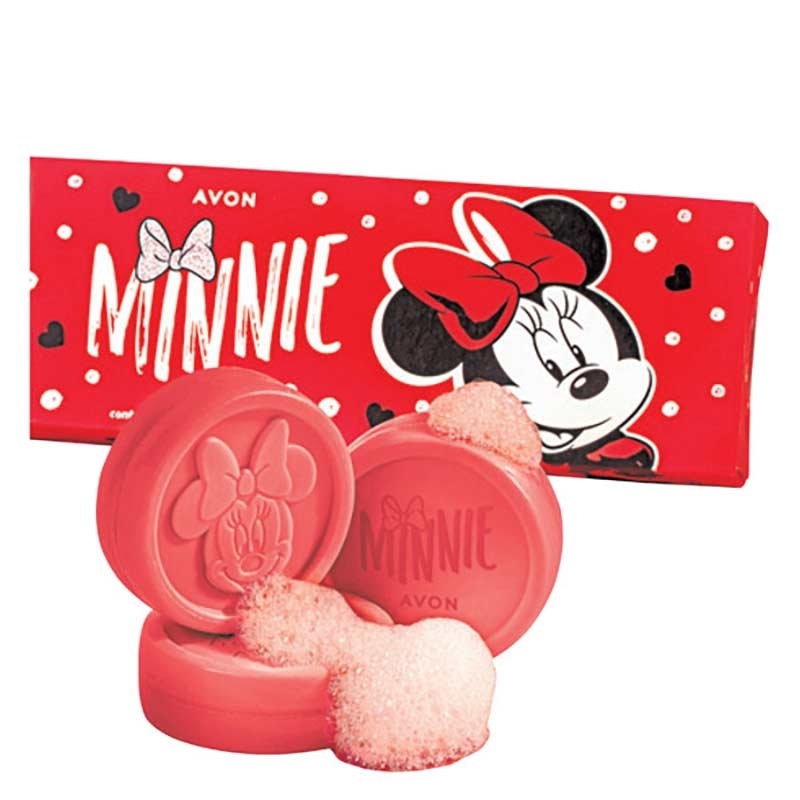 Kit Sabonetes Em Barra Minnie - 50 g