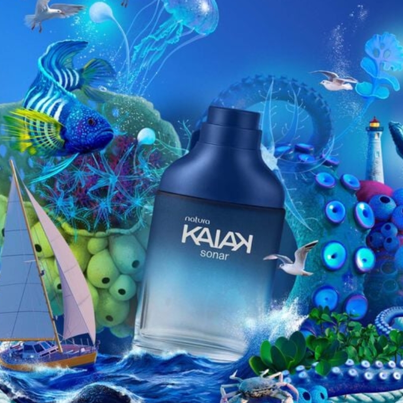 Miniatura Deo Colônia Masculino Kaiak Sonar 25 ml