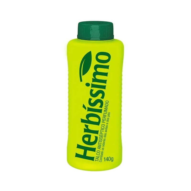 Talco Antisséptico Herbíssimo Perfumado 140G