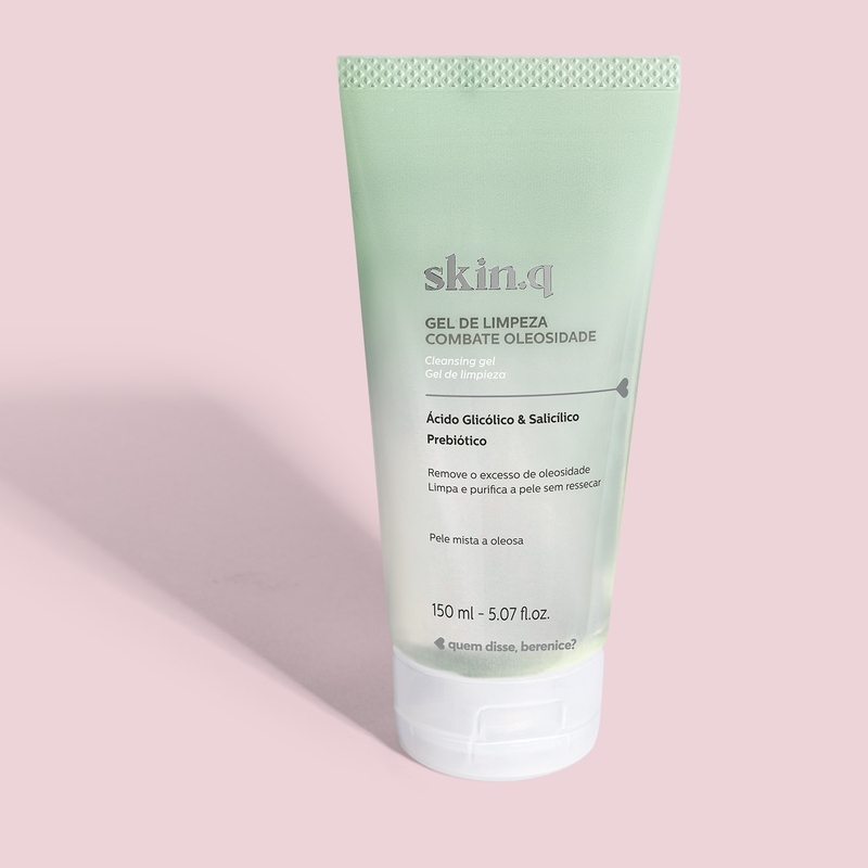 Gel De Limpeza Facial Combate Oleosidade Skin.Q 150Ml