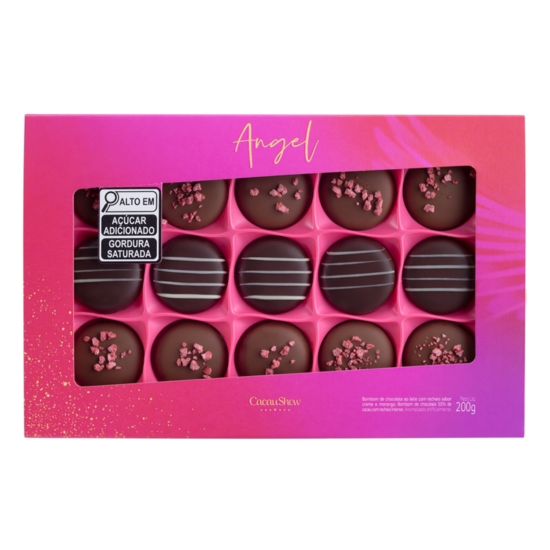 Caixa de Bombom Angel de Chocolate ao Leite 200g