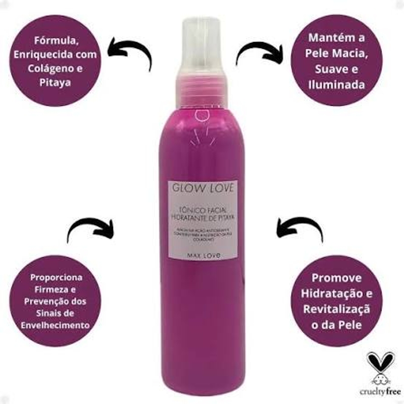 Tônico facial hidratante de pitaya - 200ml - foto 3