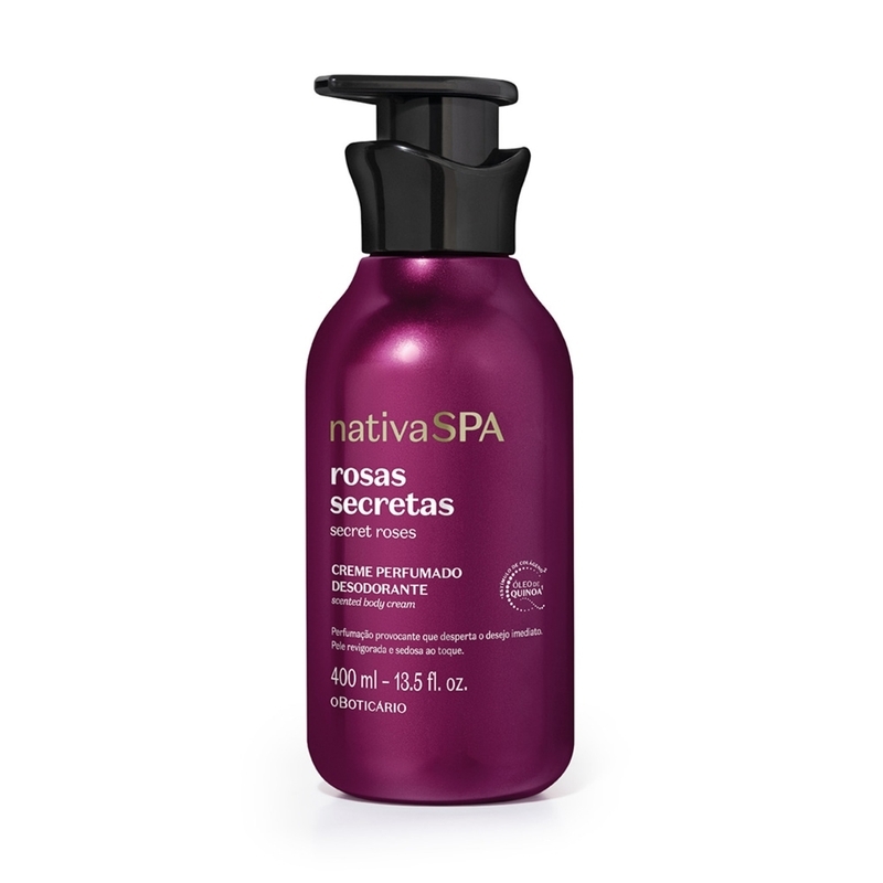 Nativa SPA Creme Perfumado Desodorante Corporal Rosas Secretas 400ml