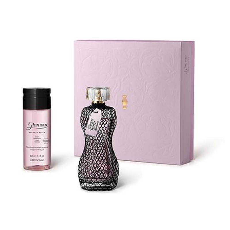 Kit Presente Glamour Secrets Black (2 Itens)
